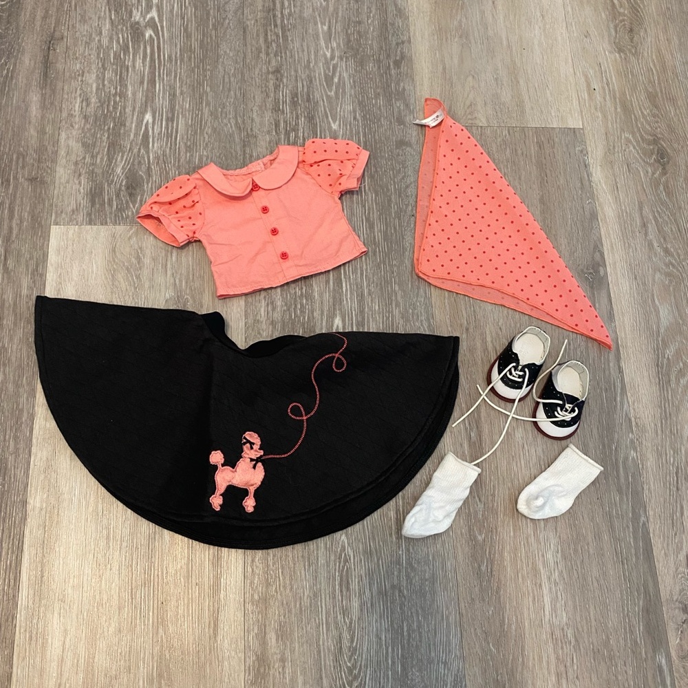 American girl doll decades outfit